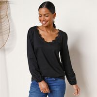 T-shirt met lange mouwen